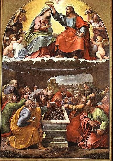 Giulio Romano Coronation of the Virgin Germany oil painting art